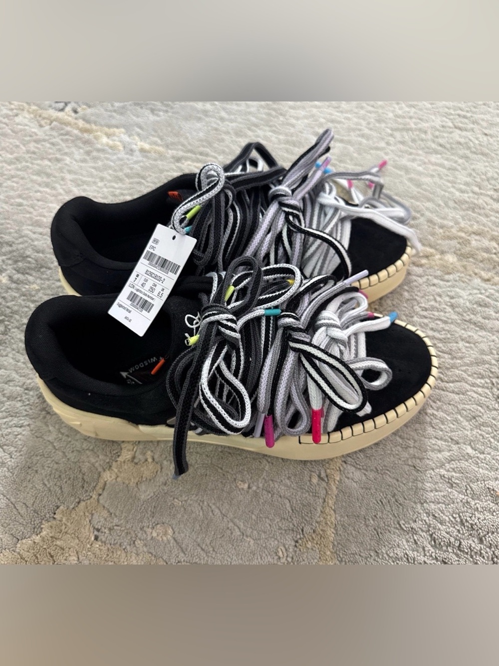 Anta Kai 1 Style Hela Roots Black DS Size Men 7 Women 8.5